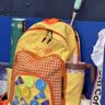尤尼克斯（YONEX）羽毛球包青少年儿童时尚魔术贴双肩背包BA299CR黄橙 实拍图
