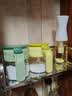 居元素玻璃密封防潮调料盒厨房盐糖瓶罐家用带勺调味罐350ml 果粉绿 实拍图