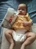 好奇（Huggies）铂金装小桃裤纸尿裤S96片(4-8kg)新生儿小号尿不湿【夏季散热王】 实拍图