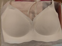 ubras无尺码云感托美背文胸内衣女无钢圈胸罩日常内搭可外穿 白色 纤细版（80-100斤） 实拍图