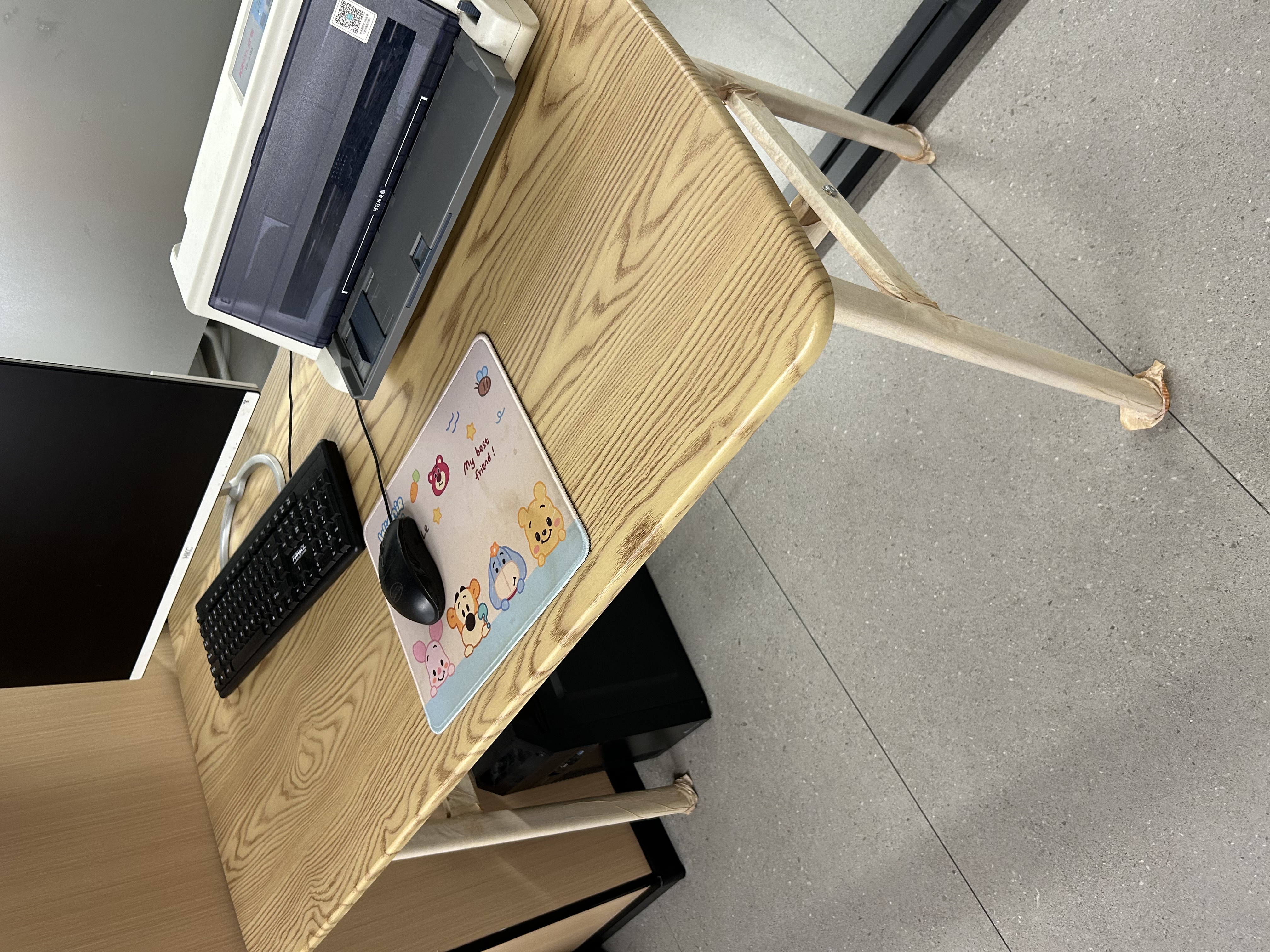 苡茉电脑桌卧室家用书桌办公桌子现代简约长方形工作台出租屋桌子原2 实拍图