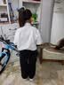 罗蒙女童长袖衬衫白色打底衬衣小学生幼儿园毕业校园服饰演出 蕾丝150 实拍图