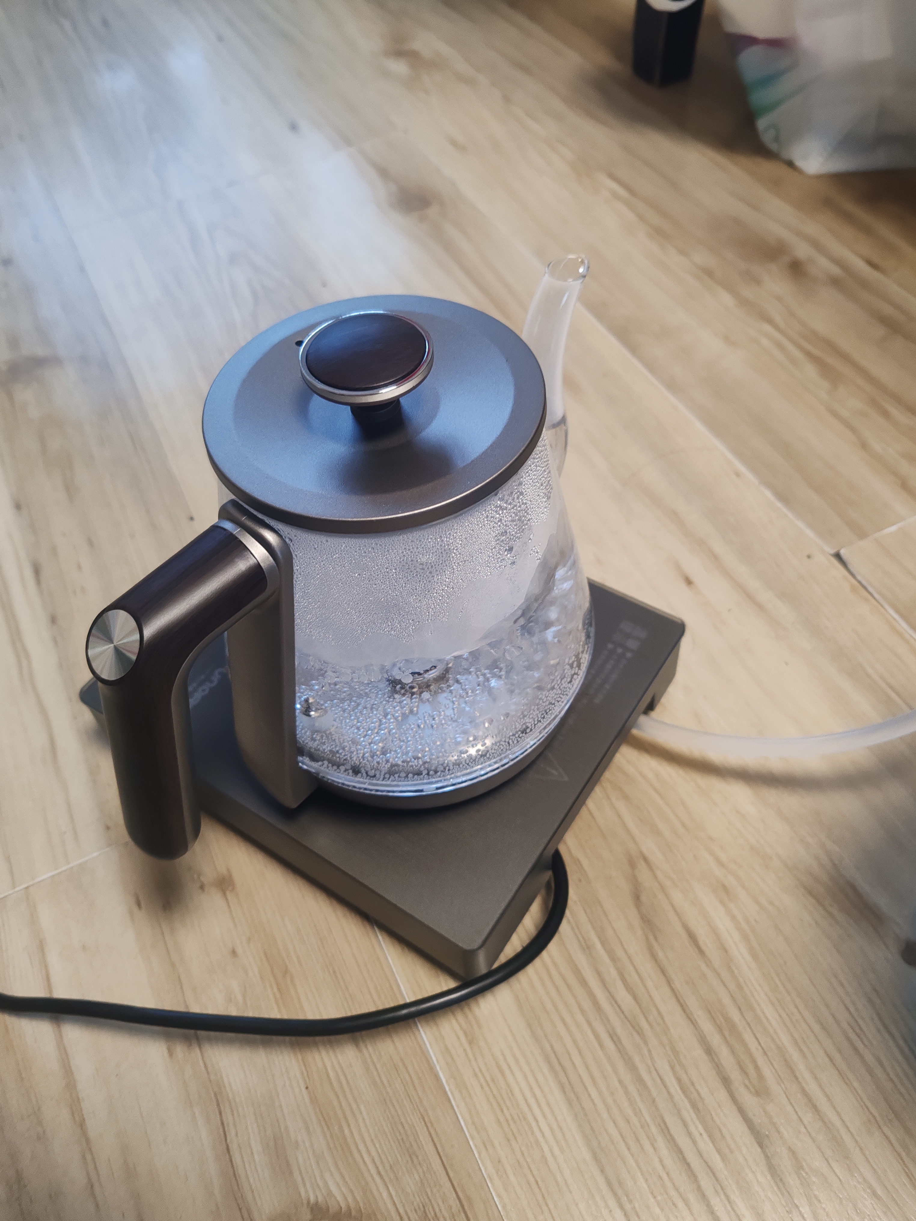 FUNORK全自动上水电热烧水壶玻璃烧水器茶台专用一体茶桌茶几保温泡茶具抽水电茶炉 RY-D3 实拍图