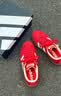 adidas「T头鞋」VL COURT CLASSIC板鞋德训鞋男女阿迪达斯轻运动 浅猩红/暖香草色/黄色 (推荐女生买小半码)   37 实拍图