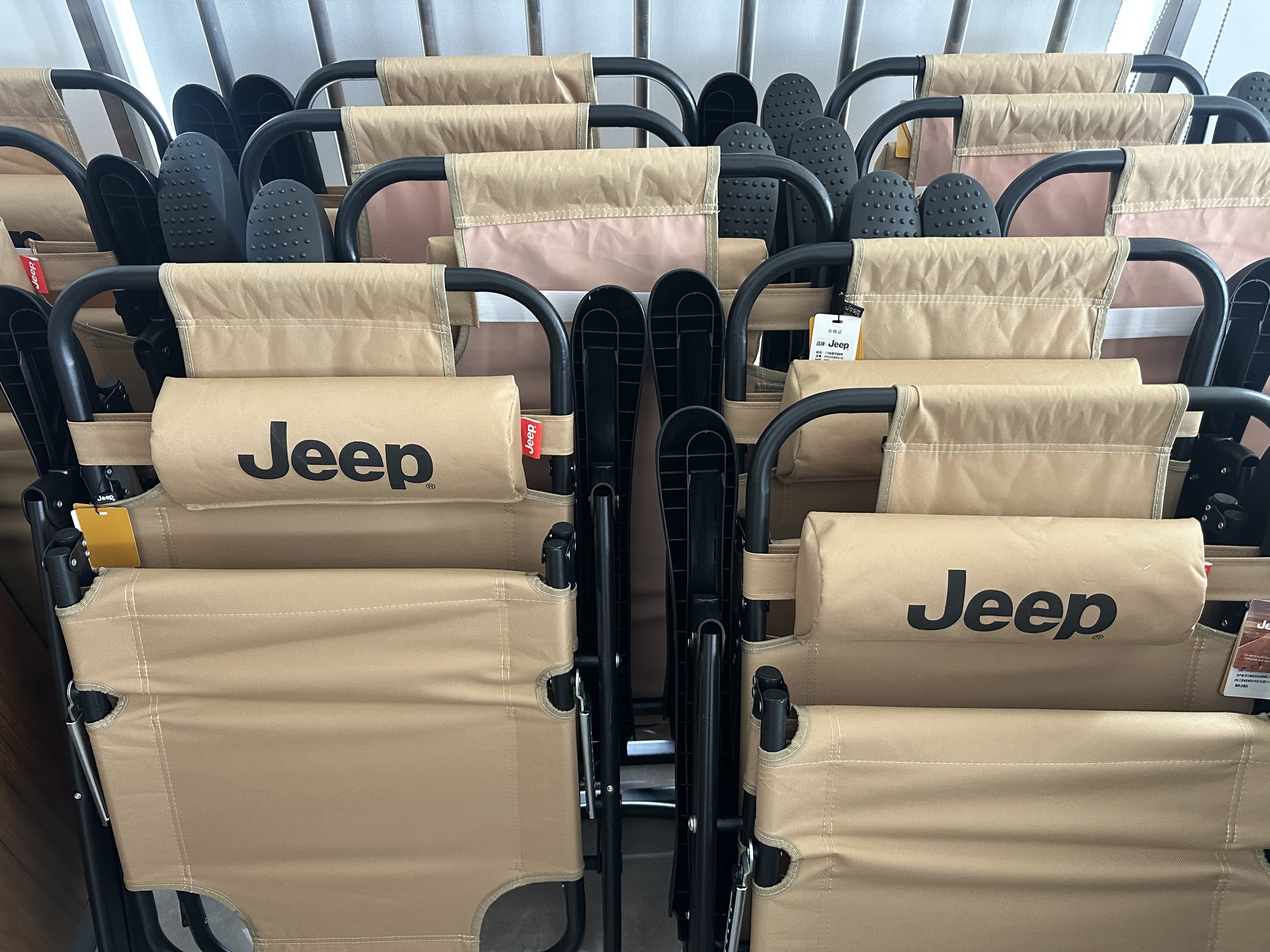 JEEP折叠床躺椅办公室午休床单人床午休折叠椅陪护床行军床加厚棉垫 实拍图