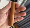 佳人饰界（JIANRENSHIJIE）实心竹手把件玉竹把玩件男士雕刻黄皮随身盘玩素竹文玩手把件精品 玉竹-精品正圆红皮老料 实拍图