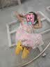 迪士尼女童公主裙夏季海边度假风背心裙女孩连衣裙裙子蝴蝶结 粉110 实拍图
