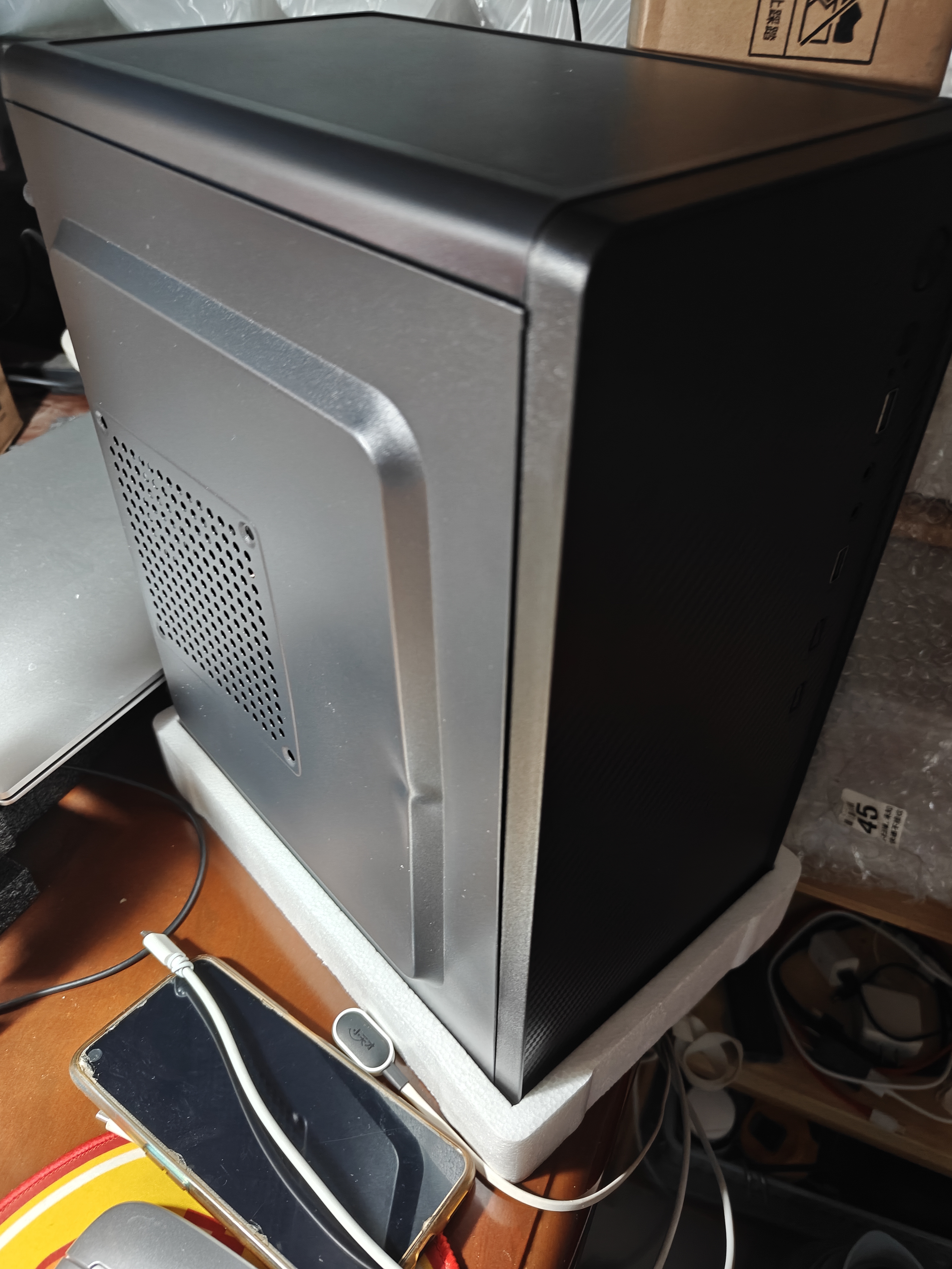 华硕（ASUS）【14代酷睿i7】台式电脑主机商务办公家用游戏设计渲染企业补贴电脑整机全套 【旗舰】i3版丨628G丨商务办公显卡 单主机+【正品发票丨五年质保丨送键鼠】 实拍图