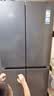 海尔（Haier）冰箱出品统帅懒人510系列502L十字四开门家用电冰箱超薄双净化大容量LTD-510WS9U1国家补贴 实拍图