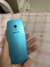 诺基亚（NOKIA）3210 4G 移动联通电信广电全网通 2.4英寸双卡双待 直板按键学生功能机备用手机 蓝色 实拍图