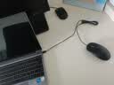 雷柏（Rapoo）N100C 中小手有线办公鼠标 USB-C接口笔记本电脑台式机对称鼠标 磨砂设计即插即用Type-C 黑色 实拍图