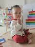 优奇婴儿衣服男女宝宝春秋套装婴幼儿国风唐装百天周岁礼服分体两件套 实拍图