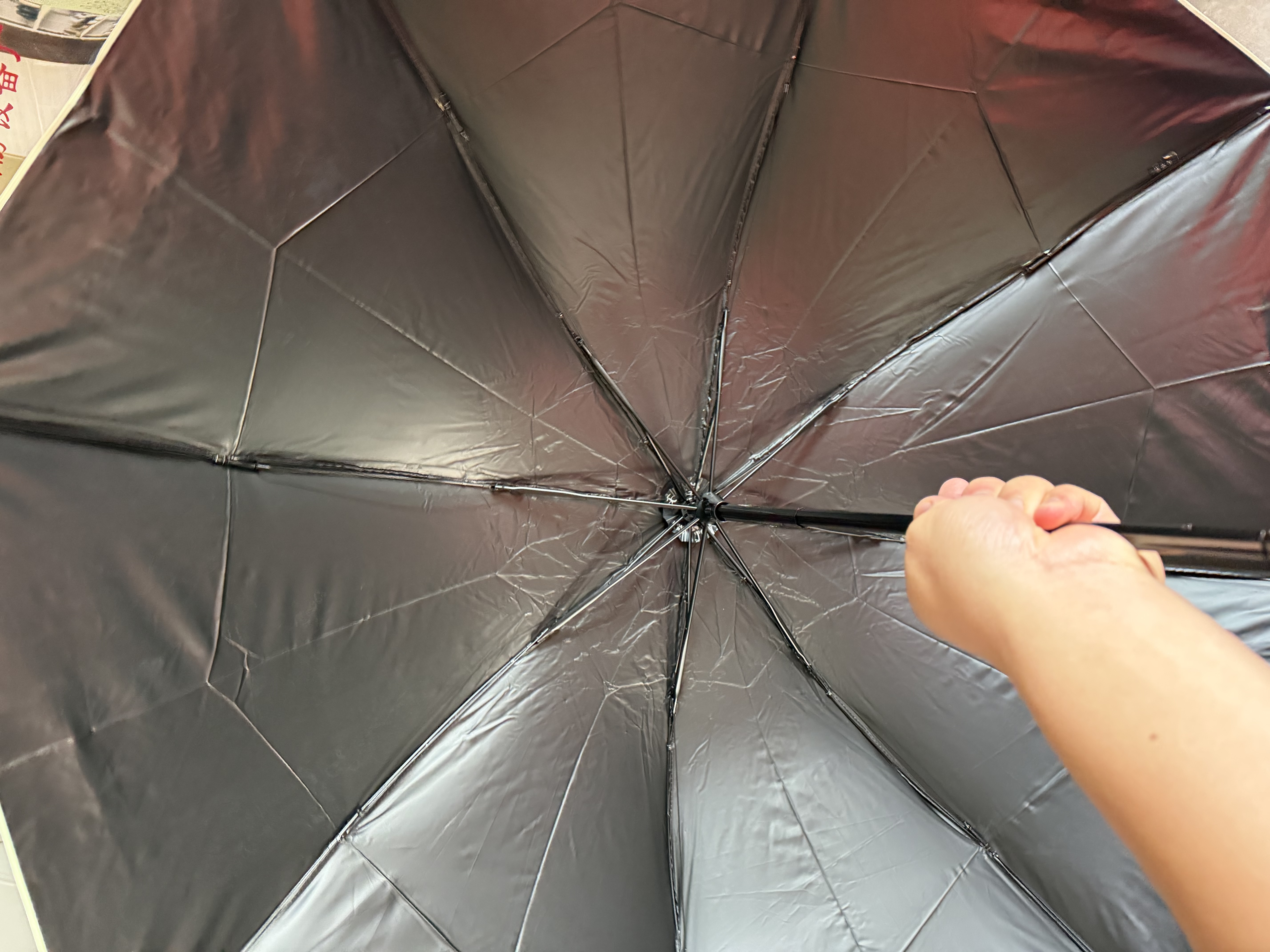 天堂伞伞太阳伞防晒防紫外线遮阳伞户外伞晴雨两用便携雨伞男女 香草-新芽绿 实拍图