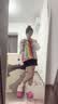 朴西家用防水棉拖鞋女冬季居家室内保暖可拆卸毛绒拖鞋厚底可户外 树莓红 38-39 实拍图