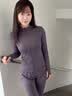 七色纺遮肉显瘦瑜伽服女马拉松跑步速干运动套装宽松高弹健身羽毛球服 实拍图