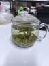 原矿水晶石头杯水晶杯玉石茶杯高档水杯轻奢玻璃杯原石手工带盖 透明【水晶玻璃】377ml1只 实拍图