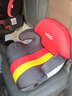优乐博（ULOP）儿童安全座椅增高垫3-12岁大童车载小孩汽车用便携式安全椅 可折叠+ISO接口简易安装-法兰红 实拍图