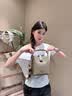 viney【何泓姗同款】牛皮水桶包包女包斜挎包生日礼物高级感送女友老婆 【卡其色】高档轻奢手提腋下包 时尚ck风休闲小众品牌洋气单肩包 实拍图
