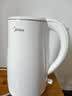 美的（Midea）电热水壶烧水壶1.7L304不锈钢0涂层双层隔热自动断电1500W养生冲奶2026新款 MK-SH17M130 实拍图