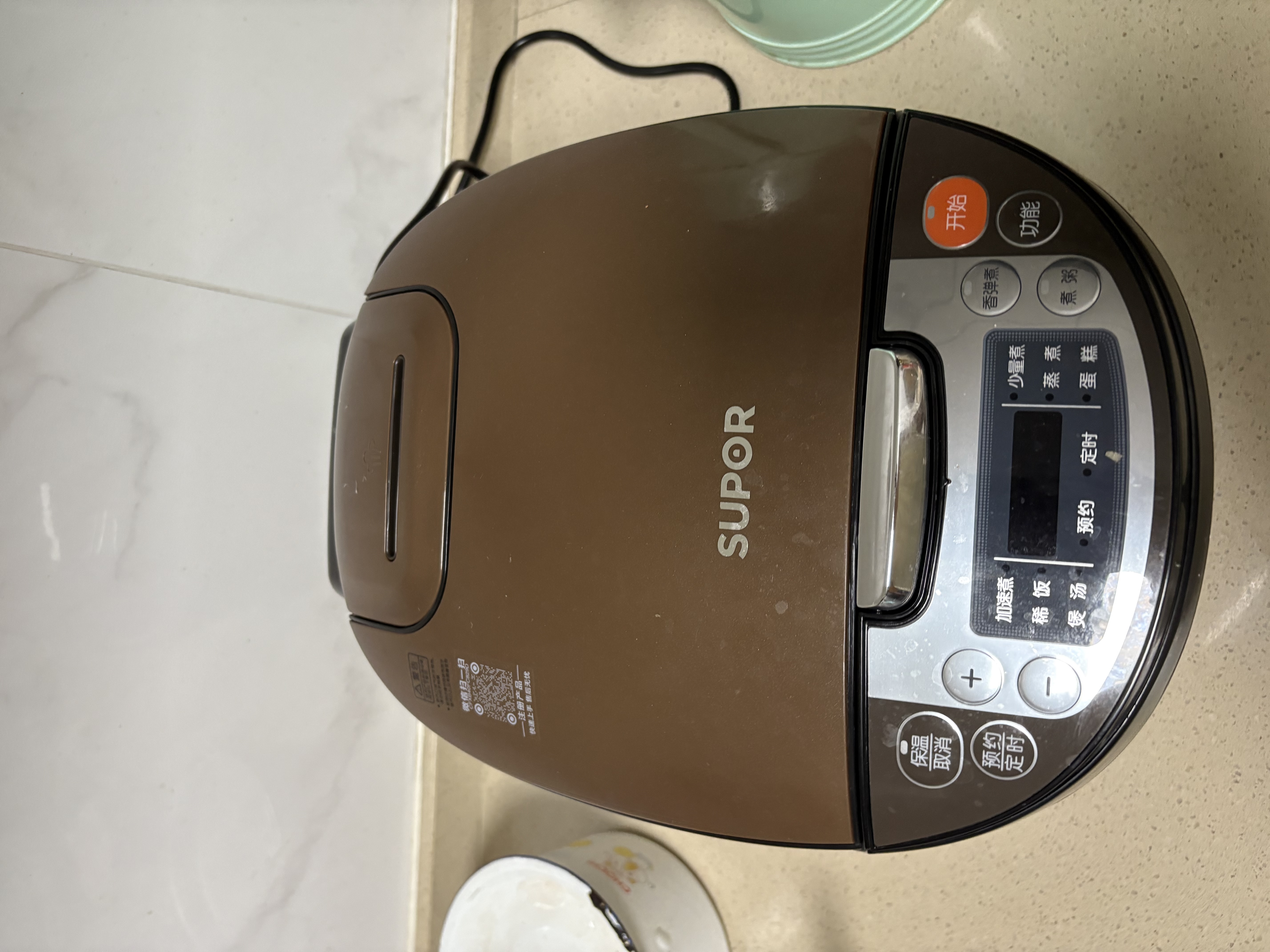 苏泊尔（SUPOR）电饭煲电饭锅4L/5L不粘内胆2-8-10人家用微压焖香蛋糕柴火饭多功能定时预约煮粥煮饭智能电煮饭锅 微压焖煮/一键香弹煮 4L 实拍图