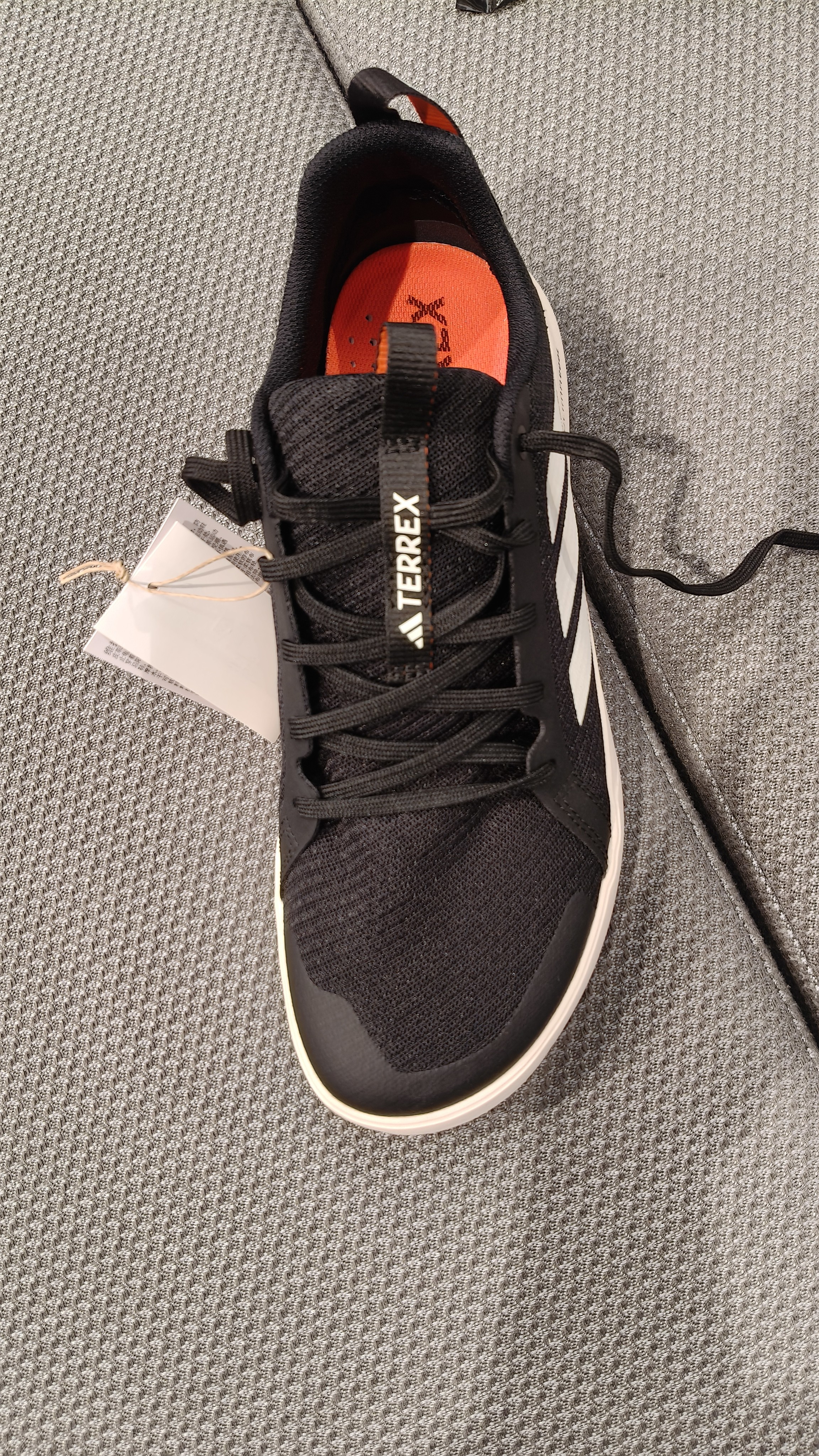 阿迪达斯（adidas）男子户外系列 TERREX BOAT LACE CLIMACOOL 户外鞋 JI3499 黑色41 实拍图