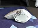 罗技（Logitech）大师系列 MX Master 4 高性能无线蓝牙鼠标  办公鼠标 静音鼠标  升级款 浅灰 带无线接收器 实拍图