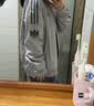 adidas通勤百搭三条纹休闲运动夹克外套男女春秋阿迪达斯三叶草   浅灰 (推荐选大一码)   XL 实拍图