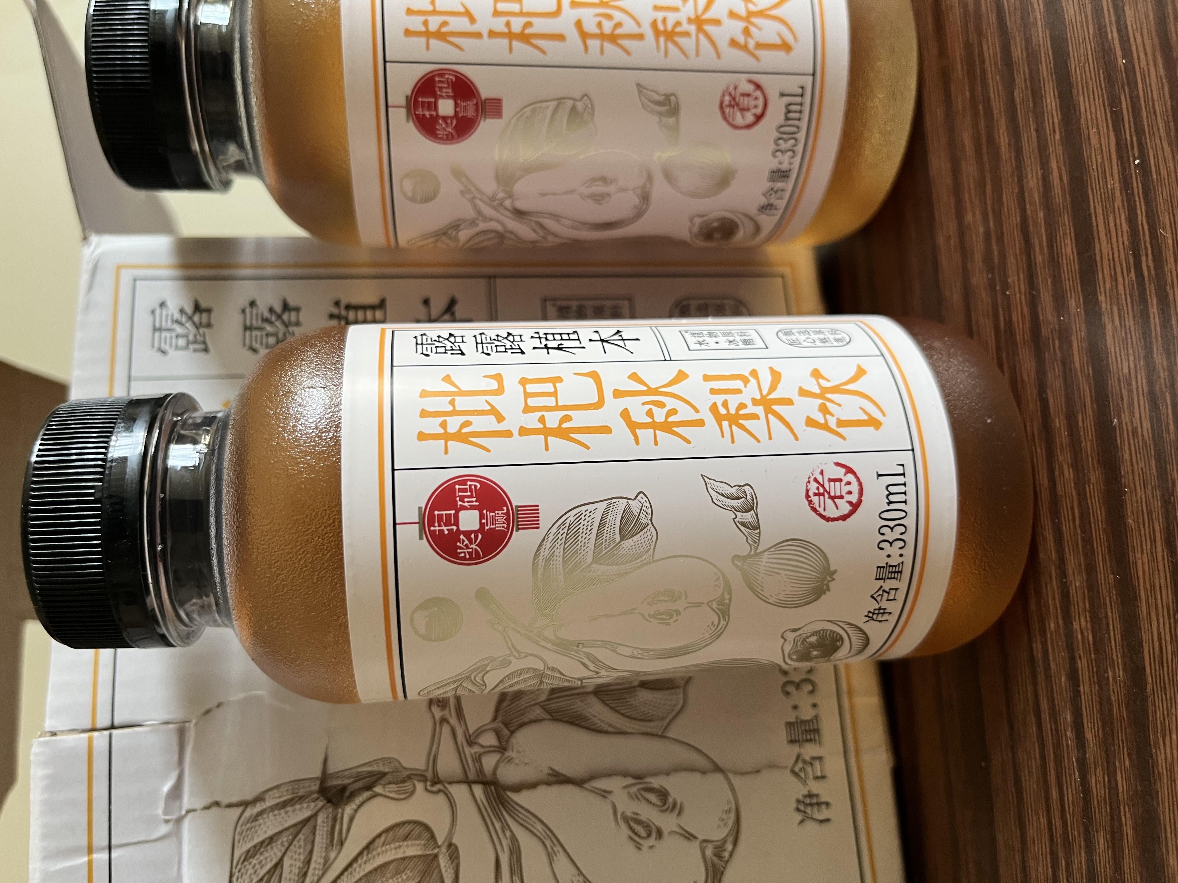 露露植本枇杷秋梨饮330ml*8瓶 养生水植物饮料整箱茶饮解辣 实拍图