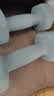 诚悦彩色浸塑哑铃男女士家用健身肌肉手臂塑形轻重量水蓝3kg*2CY-570 实拍图