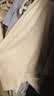 京东京造百万热销男士t恤短袖女夏季新款40支新疆棉舒适休闲打底衫白2XL 实拍图