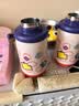 babycare儿童水杯6个月以上宝宝霸王龙不锈钢保温杯上学450ml-新旧款混发 实拍图