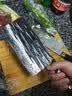 王麻子菜刀厨房专用 家用切菜切片刀砍骨斩骨刀 锻打菜刀斩切两用刀具 实拍图