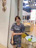 COZOK休闲运动套装女ins潮高街原宿风新款夏季宽松短袖短裤速干两件套 灰色 L 推荐（100-120斤） 实拍图