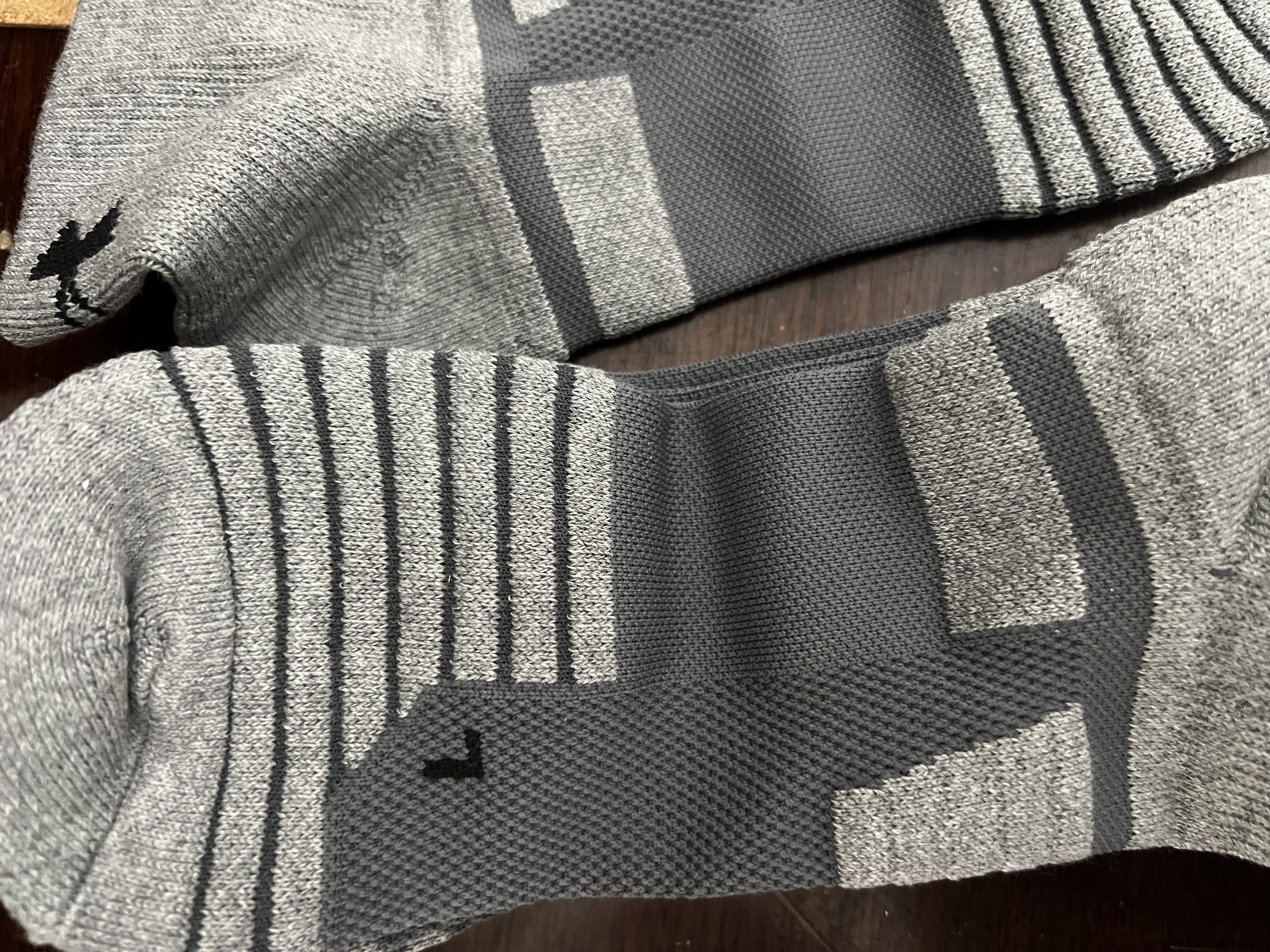 安德玛（Under Armour）袜子【3双】篮羽毛球运动袜男女跑步中防臭加厚筒毛巾短棉袜 实拍图