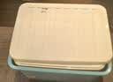 SPACEXPERT 衣物收纳箱特大号塑料整理箱车载储物箱60L灰色 1个装 带轮 实拍图