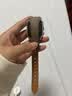 ROMISS适用于iwatch苹果手表表带apple watch S11/10/9/8/7表带意大利荔枝纹真皮腕带高级感轻奢手表链 大象灰（小蛮腰女款） (S) 40/41/42表盘通用-银色表扣 实拍图