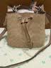 蔻驰（COACH）女包ROWAN水桶手提斜挎包沙黄CBH07【品牌直供】生日礼物送女友 实拍图