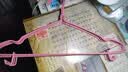 京东快递浸塑衣架防滑无痕加粗 防风耐用阳台家用衣柜收纳衣架 凹槽带钩随机色 5支 实拍图