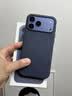 Apple/苹果 iPhone 17 Pro Max科技织物手机壳-蓝色 磁吸保护壳苹果手机壳全包旗舰店原装 实拍图