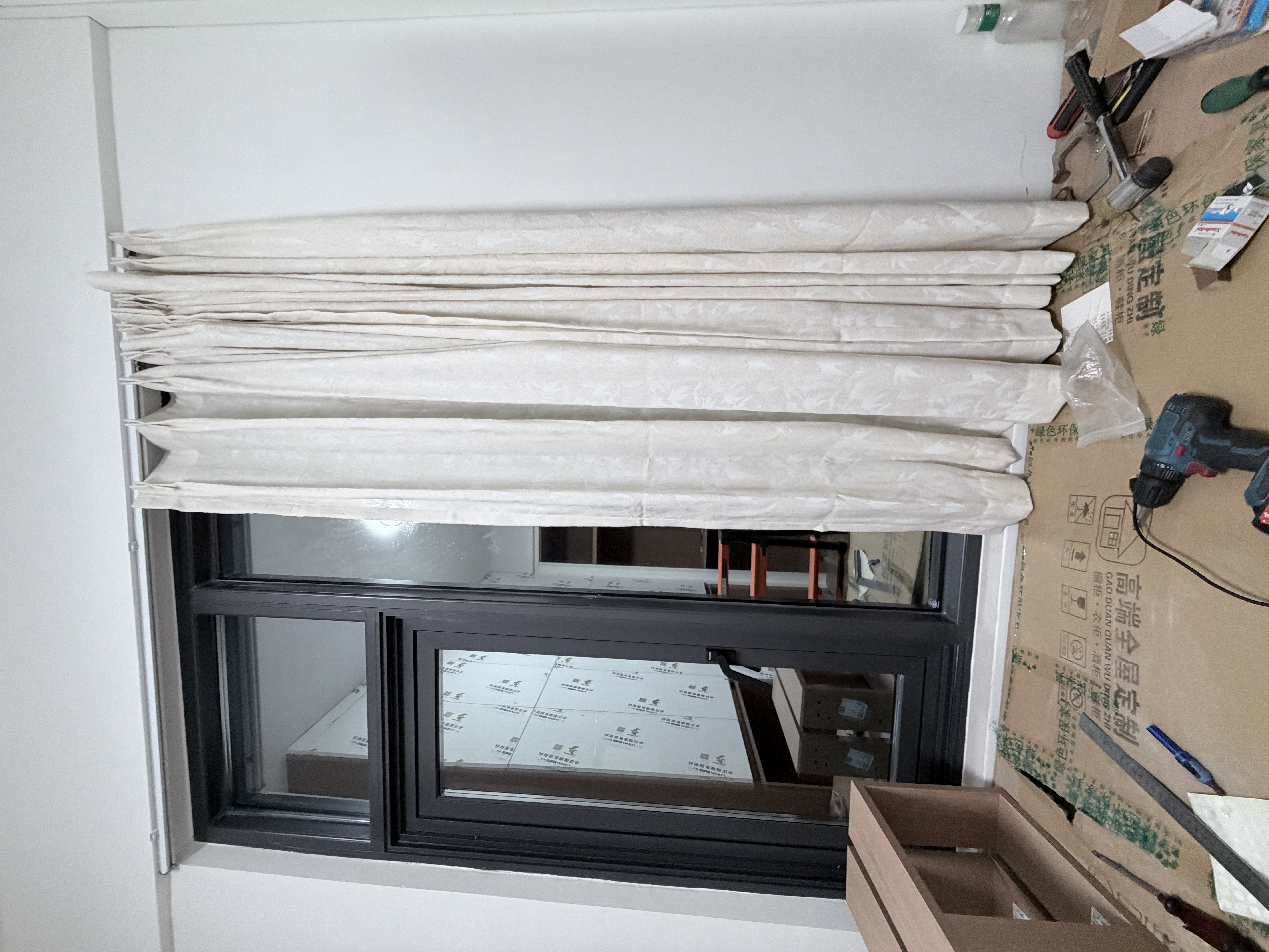 金蝉定制全遮光家用窗帘 绍兴柯桥雪尼尔客厅卧室轨道全套一体高级感 实拍图