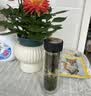 富光双层玻璃杯水杯子茶水分离泡茶杯男女士高颜值团购定制400ml 实拍图