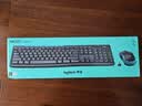 罗技（Logitech）MK275 键鼠套装 无线键鼠套装 办公键鼠套装 全尺寸 商务键鼠套装 带无线2.4G接收器 黑蓝色 实拍图