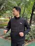 安踏运动外套男秋季针织开衫立领休闲商务夹克长袖跑步训练上衣 实拍图