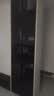 好怡家极简玻璃柜门定制酒柜书柜衣柜橱柜灰茶黑色玻璃门窄边铝框门定做 黑框+灰玻 实拍图