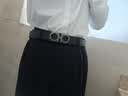 菲拉格慕（Ferragamo）男士双面GANCINI可调式腰带 0464231_C_100 礼物送男友 实拍图