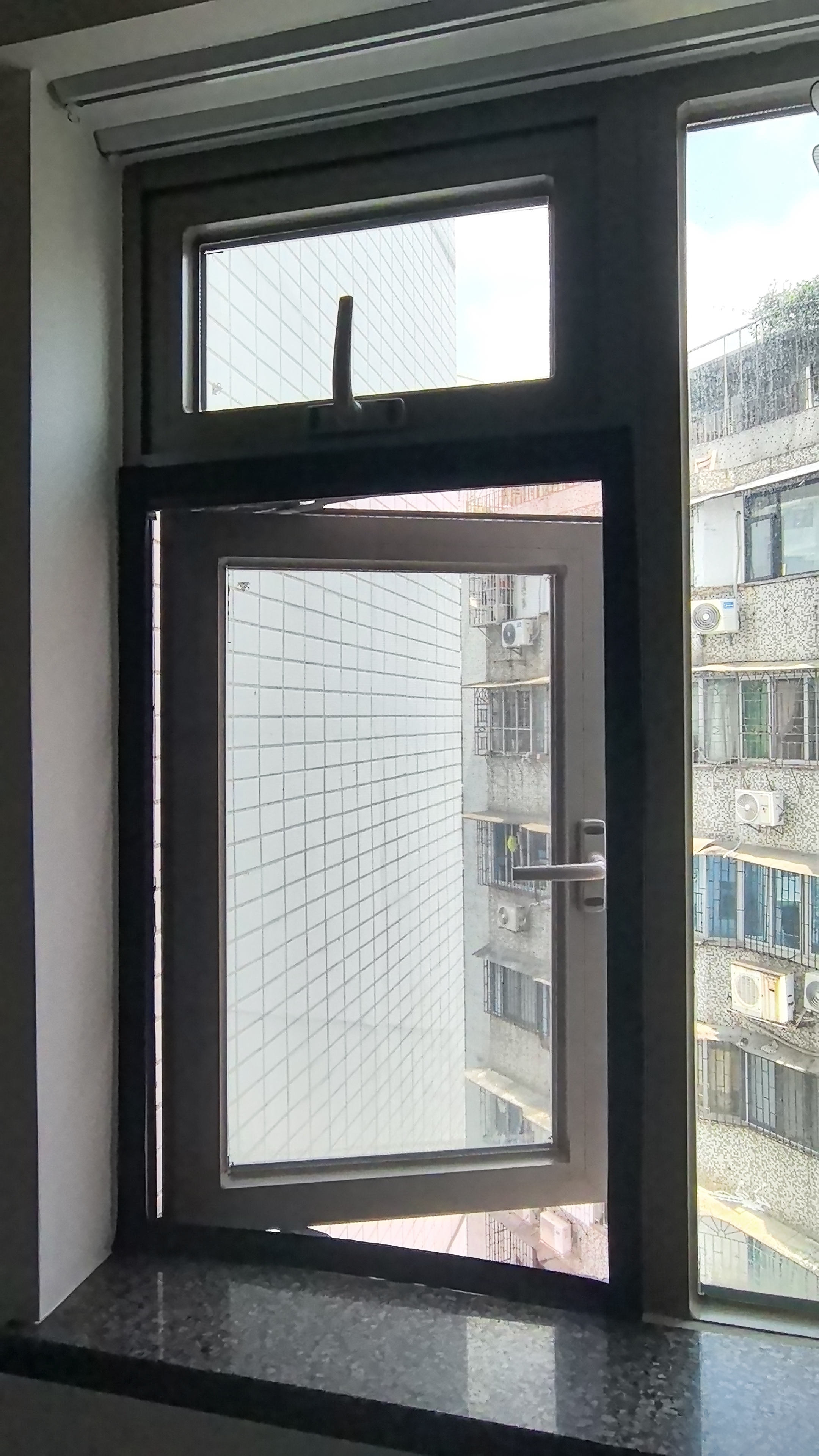 圣古防蚊纱窗网隐形金刚网魔术贴自粘防虫家用免打孔可定制防蝇窗纱 9.0金刚纱10倍防蚊  纯黑整片款【金刚网/加宽魔术贴】 0cm*0cm 精准定制 联系客服下单 实拍图