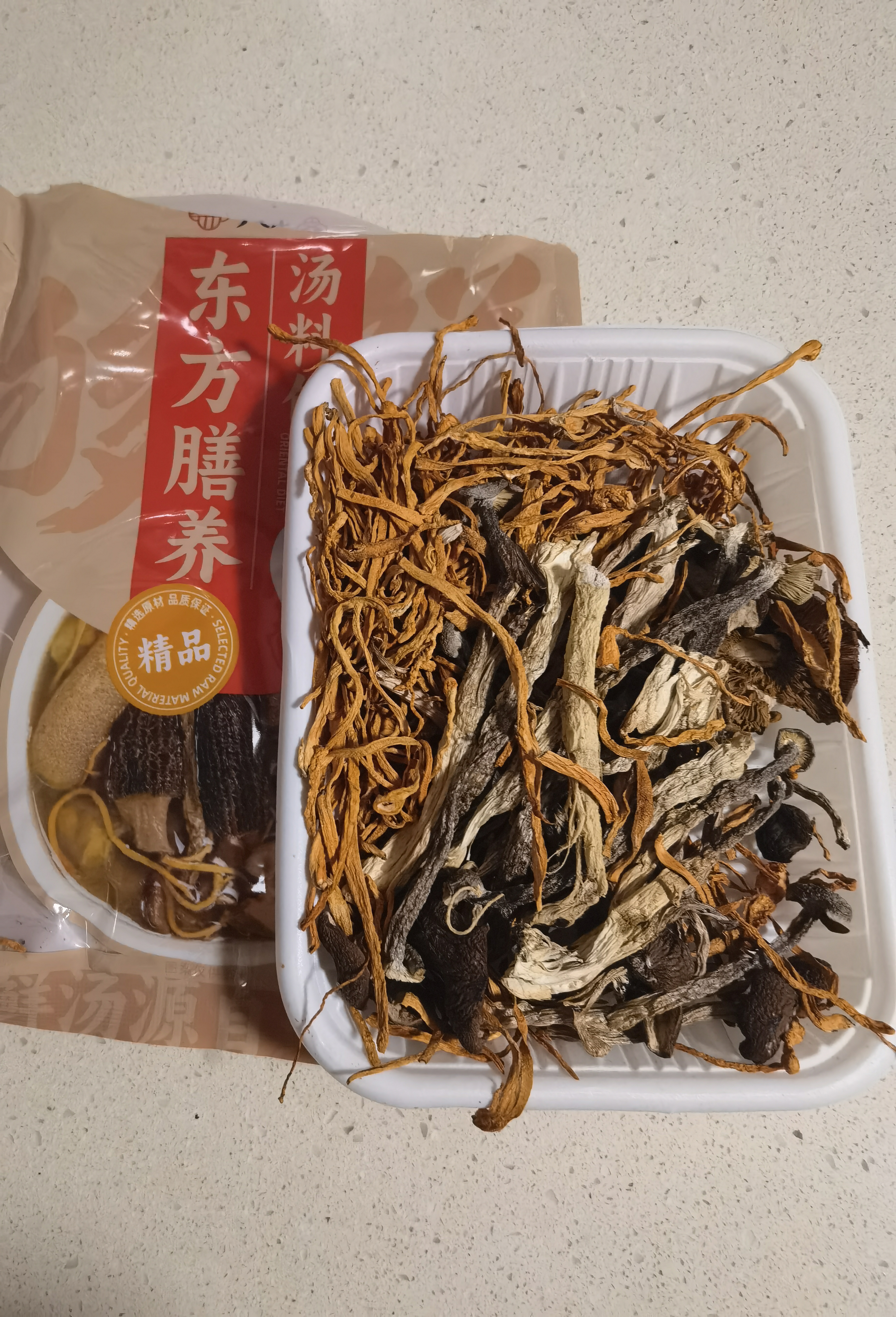 苏根 人参虫草花汤料包50g*3 炖汤煲汤乌鸡鸽子排骨补养生气血干货 实拍图