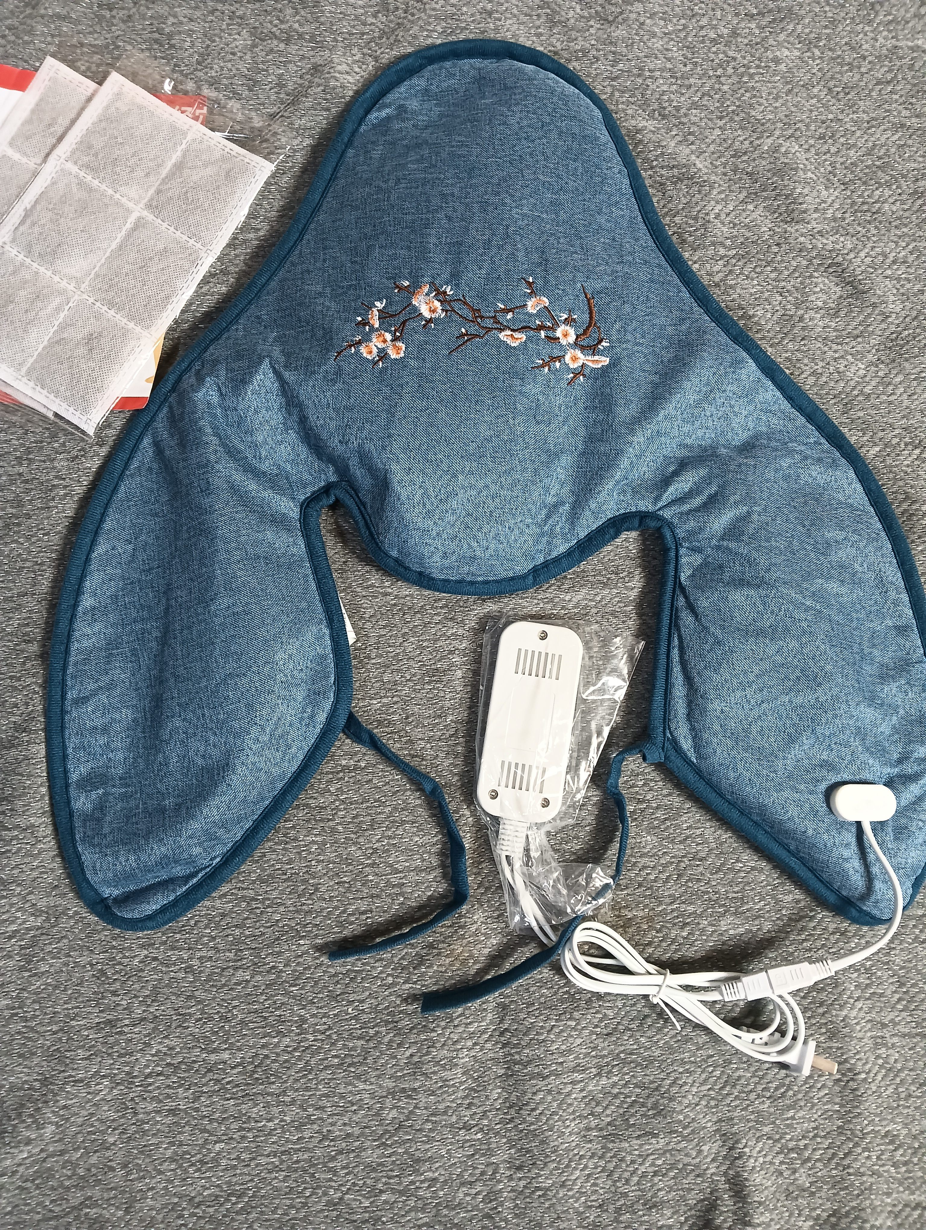 中稳堂肩颈热敷包艾灸肩颈热敷披肩海盐热敷包电加热理疗袋中秋节礼品 实拍图