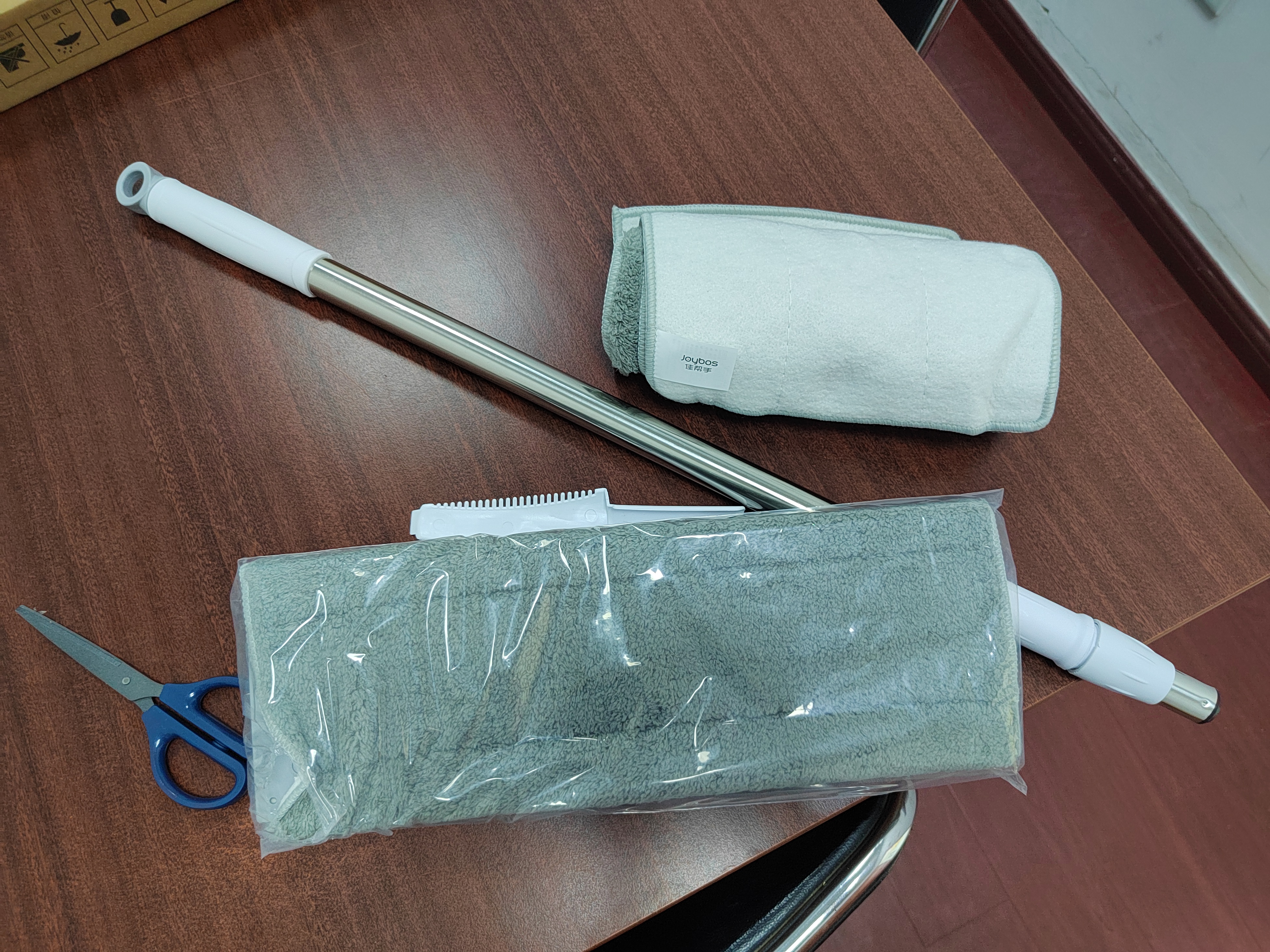 佳帮手平板拖把40cm+4块布合金底板可伸缩杆懒人家用一拖净拖地神器 实拍图