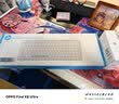惠普K300真机械手感键盘 轻音高颜值 98客制化配列 插拔有线游戏专用吃鸡笔记本电脑电竞lol三拼色白芯 实拍图